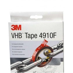 Ακρυλική Ταινία 3M Διπλής Όψης 4910 F, Διαφανής, 19mm x 3m