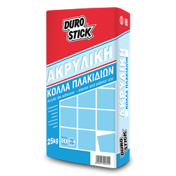 DUROSTICK Ακρυλική κόλλα πλακιδίων 25kg/ΠΑΛΕΤΑ 42 ΤΕΜΑΧΙΩΝ
