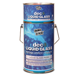 DECO LIQUID GLASS Ρητίνη υγρού γυαλιού 5kg