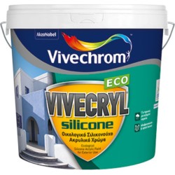 VIVECRYL SILICONE ECO Οικολογικό Σιλικονούχο Ακρυλικό Χρώμα 3lt