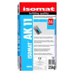 ISOMAT AK 11 Υψηλής ποιότητας κόλλα πλακιδίων λευκή 25kg 